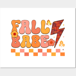 fall babe Posters and Art